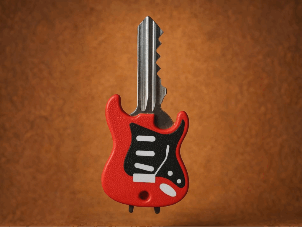Capa para Chave de Guitarra
