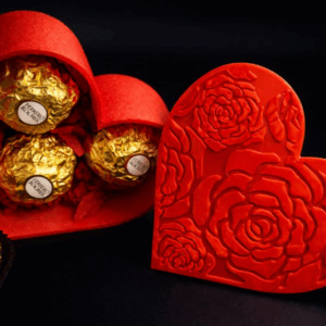 Caixa de Coração para Bombons