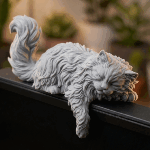 Fantástico Companheiro de Monitor Felino: O Toque de Encanto que seu Setup Precisa