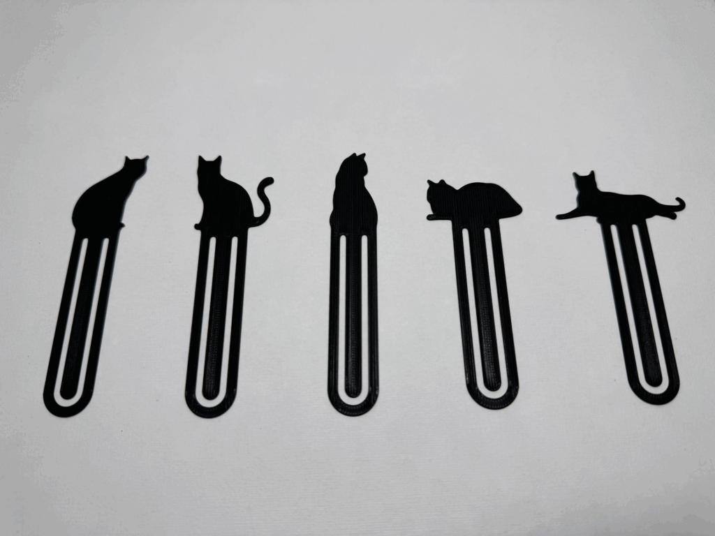 Kit 5 Marcadores de Páginas de Gatinho Fofos: Magia em Dose Quíntupla