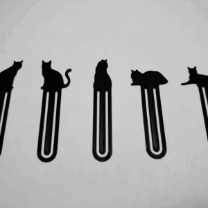 Kit 5 Marcadores de Páginas de Gatinho Fofos: Magia em Dose Quíntupla