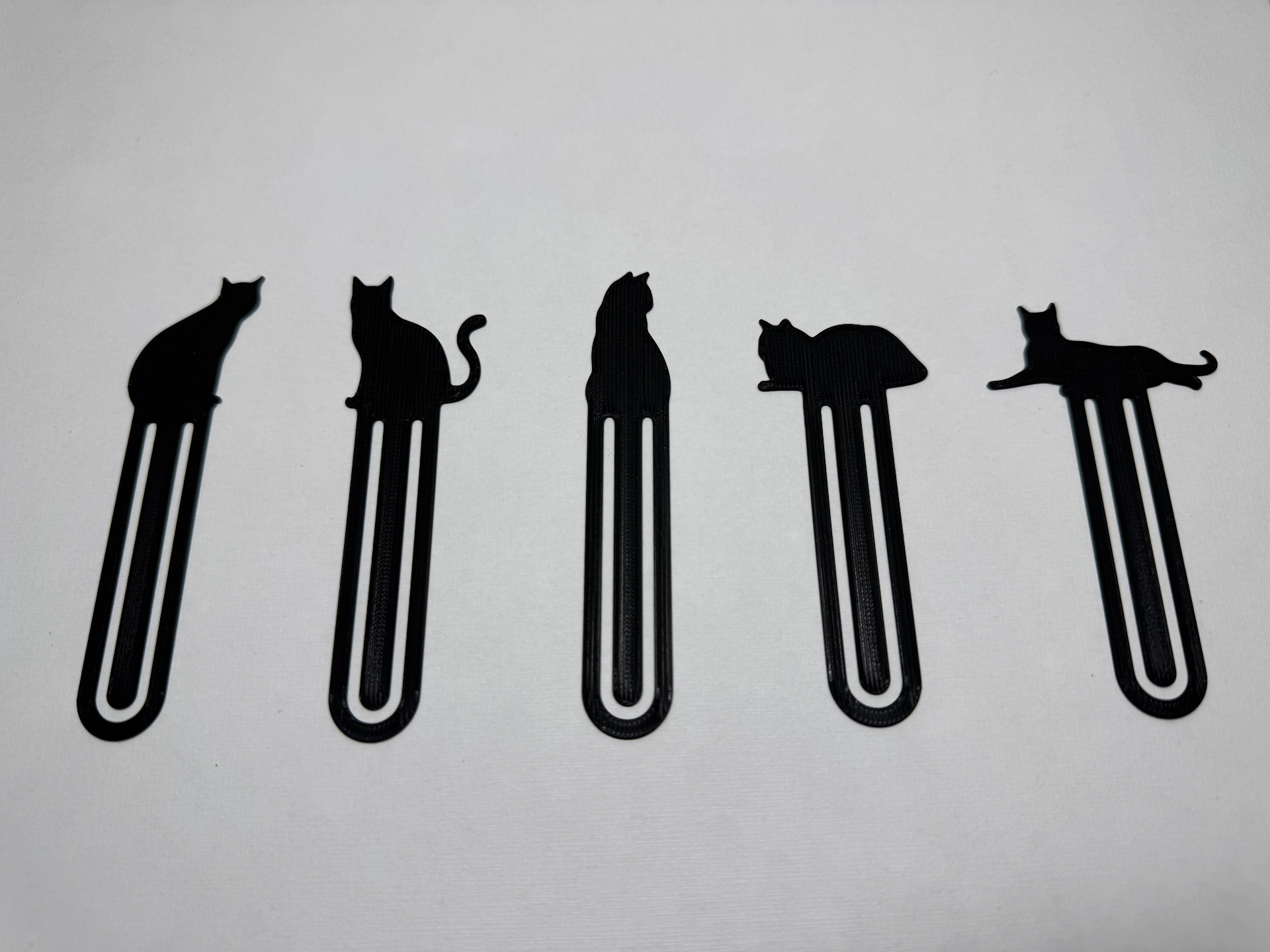 Kit 5 Marcadores de Páginas de Gatinho Fofos: Magia em Dose Quíntupla