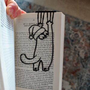 Marcador de Livro de Gato Pendurado: O Detalhe mais Fofo da sua Leitura
