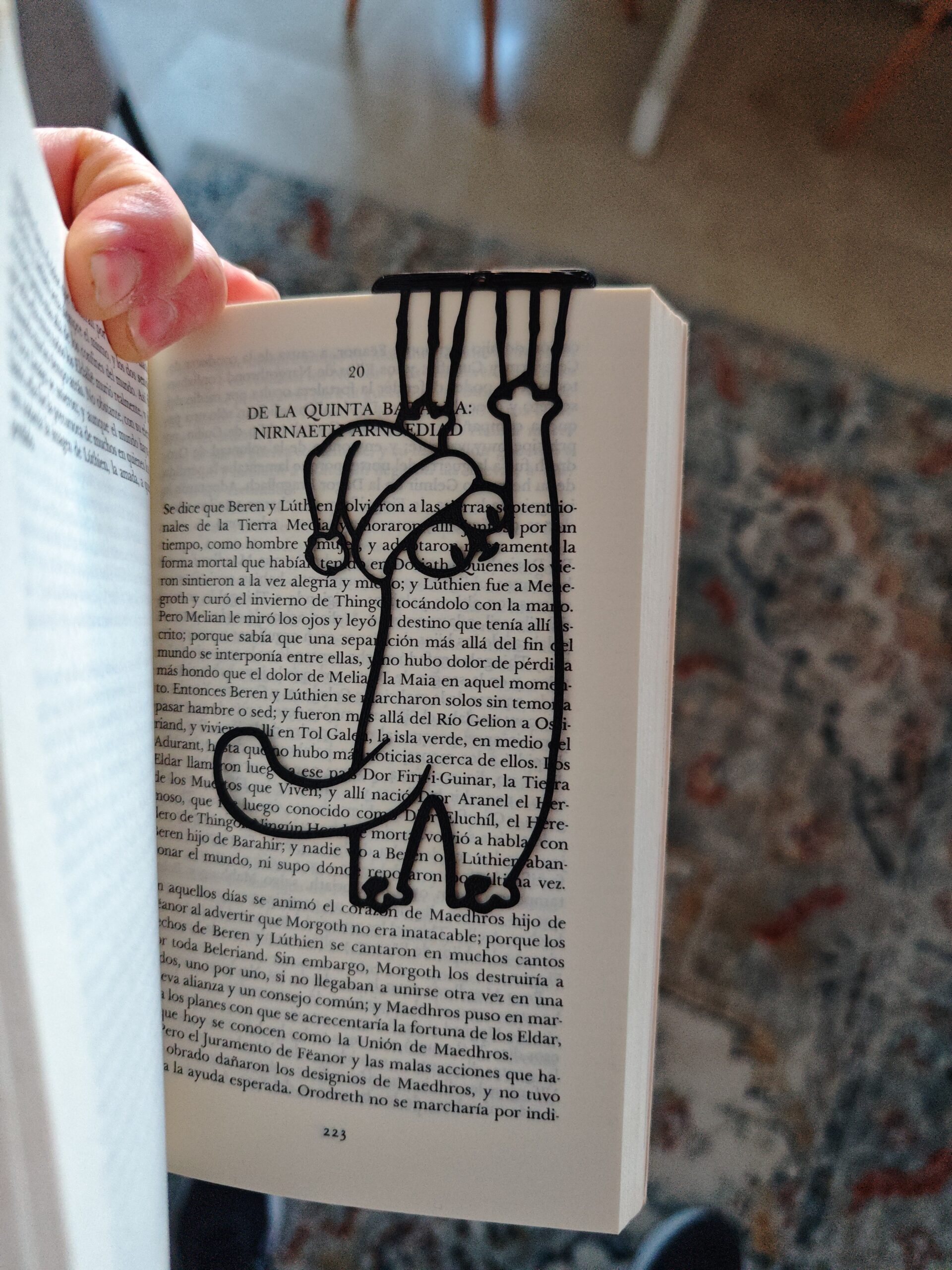 Marcador de Livro de Gato Pendurado: O Detalhe mais Fofo da sua Leitura