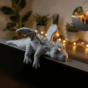 Monitor de Dragão Adormecido para Borda: Proteja seu Setup com Estilo Épico