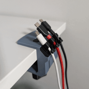 Suporte de Cabos com Braçadeira para Mesa: Organize seu Setup com Estilo
