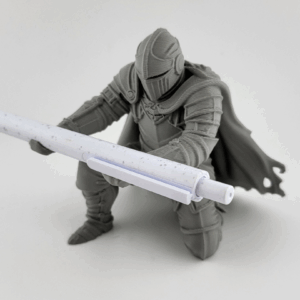 Suporte para Canetas Cavaleiro Organizador de Mesa Guerreiro Medieval