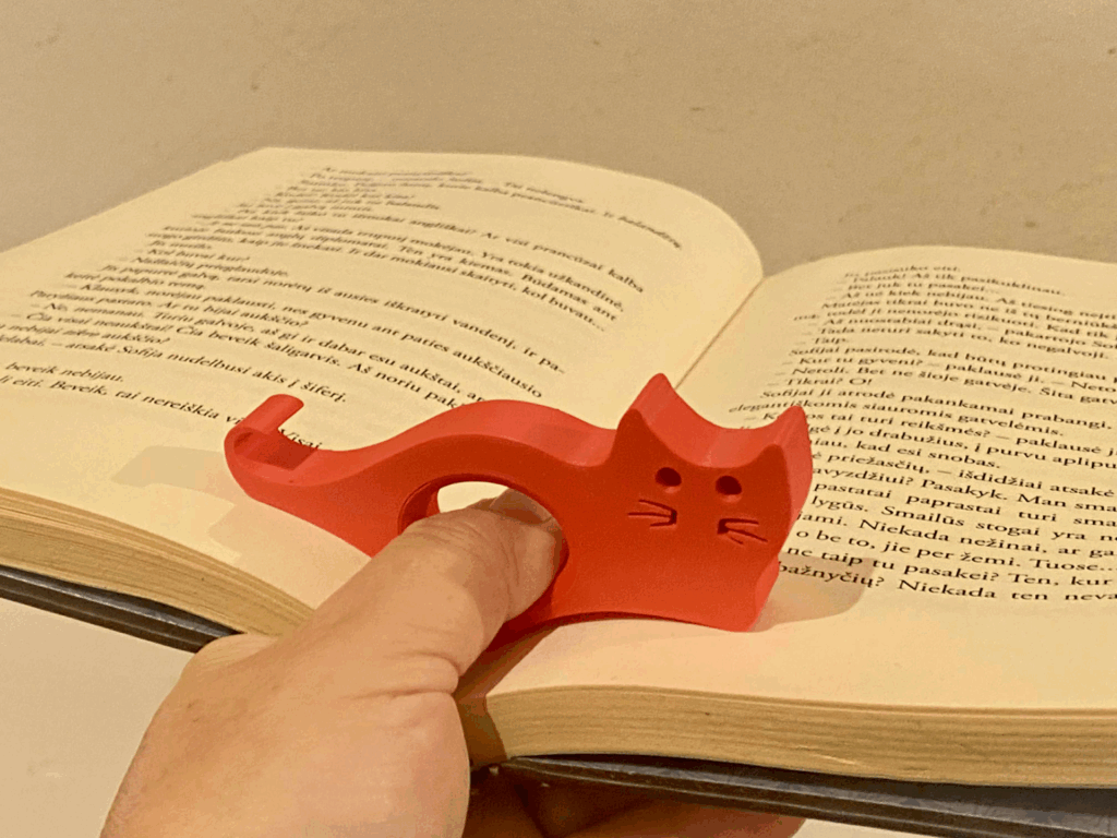 Suporte para Página em Formato de Gato: Conforto e Liberdade para sua Leitura