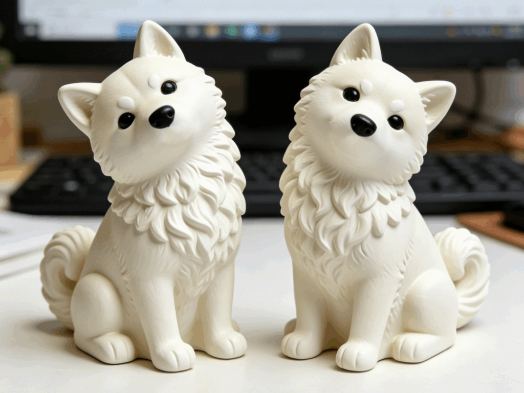 Dupla de Cachorrinhos Decoração: Fofura e Companheirismo no seu Espaço