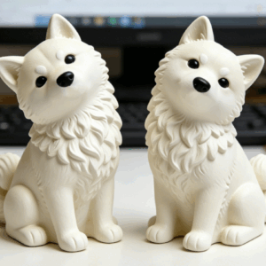 Dupla de Cachorrinhos Decoração: Fofura e Companheirismo no seu Espaço